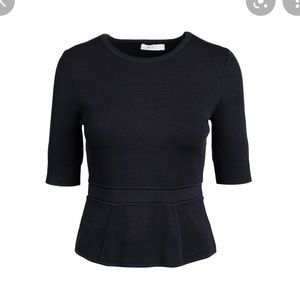 A.L.C. Cut Out Short Sleeve Top